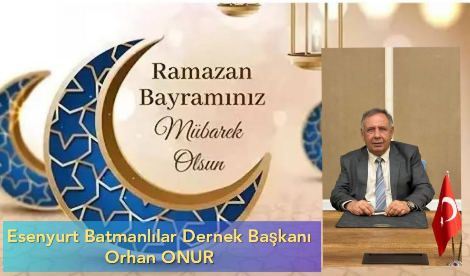 Esenyurt Batmanlılar Dernek Başkanı Orhan Onur