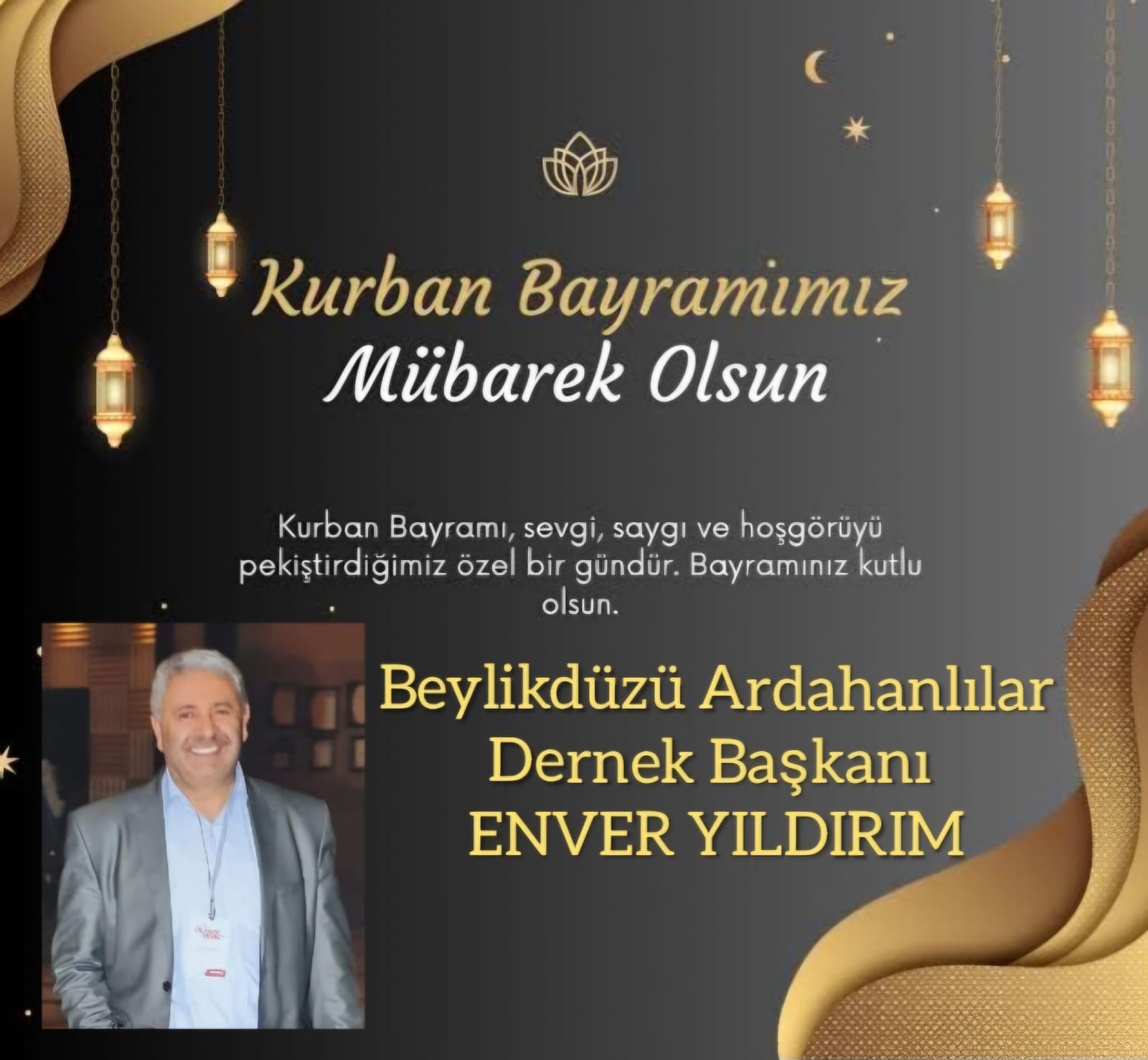ENVER YILDIRIM-KURBAN BAYRAI KUTLAMA İLANI