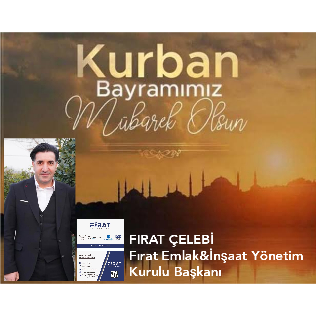 FIRAT ÇELEBİ-KURBAN BAYRAMI KUTLAMA İLANI