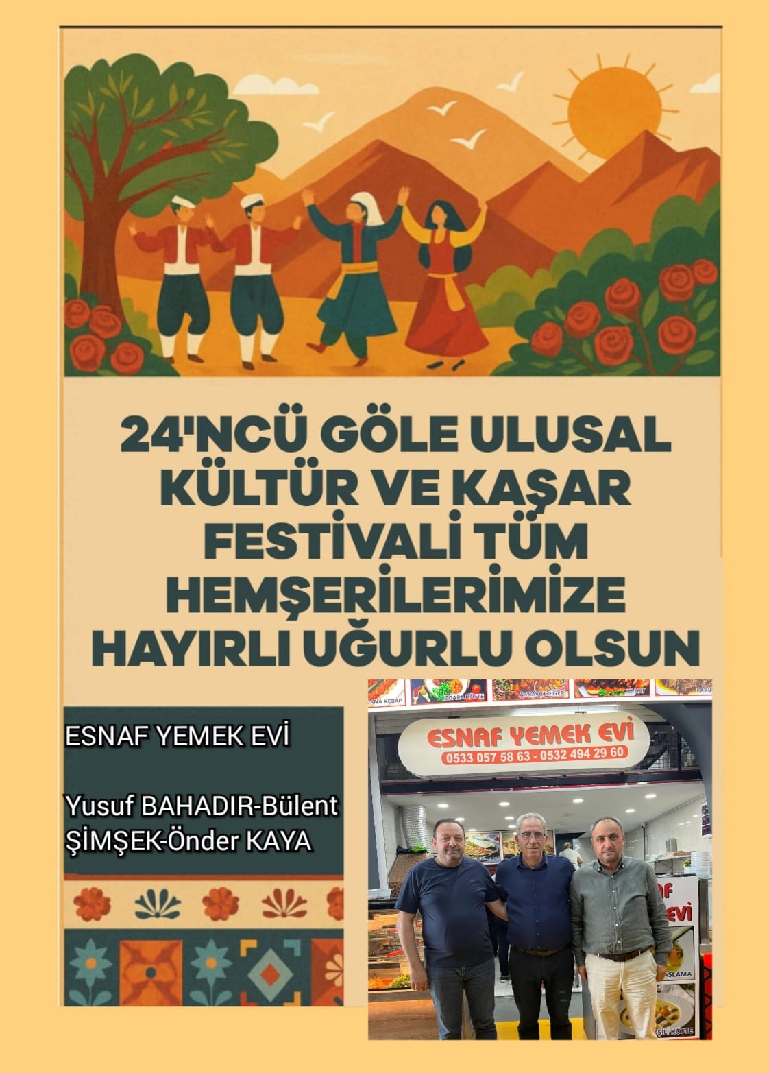 ESNAF YEMEK EVİ- FESTİVAL MESAJI..