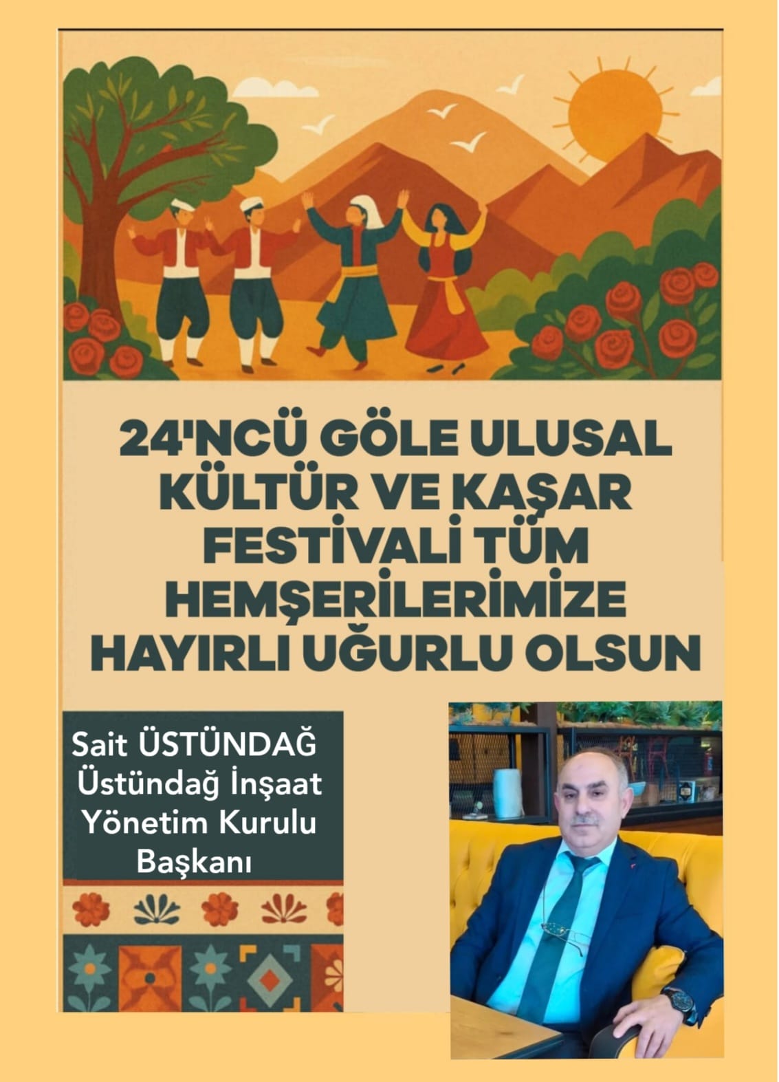 SAİT ÜSTÜNDAĞ-FESTİVAL MESAJI..