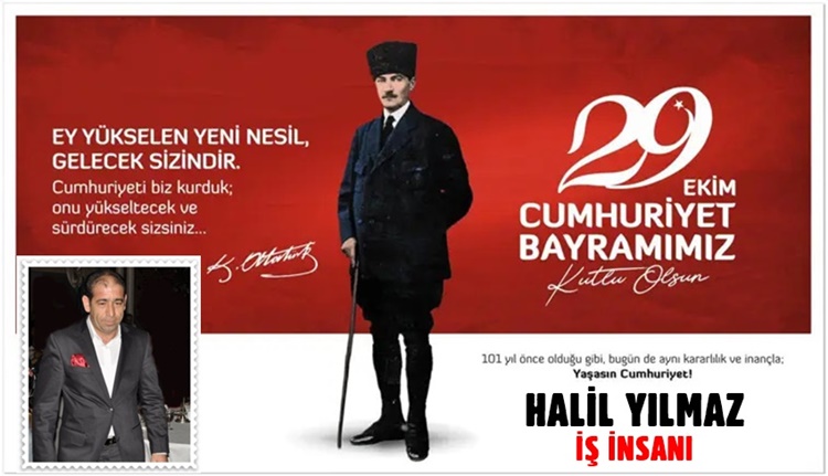 HALİL YILMAZ-29 EKİM CUMHURİYET BAYRAMI KUTLAMA İLANI