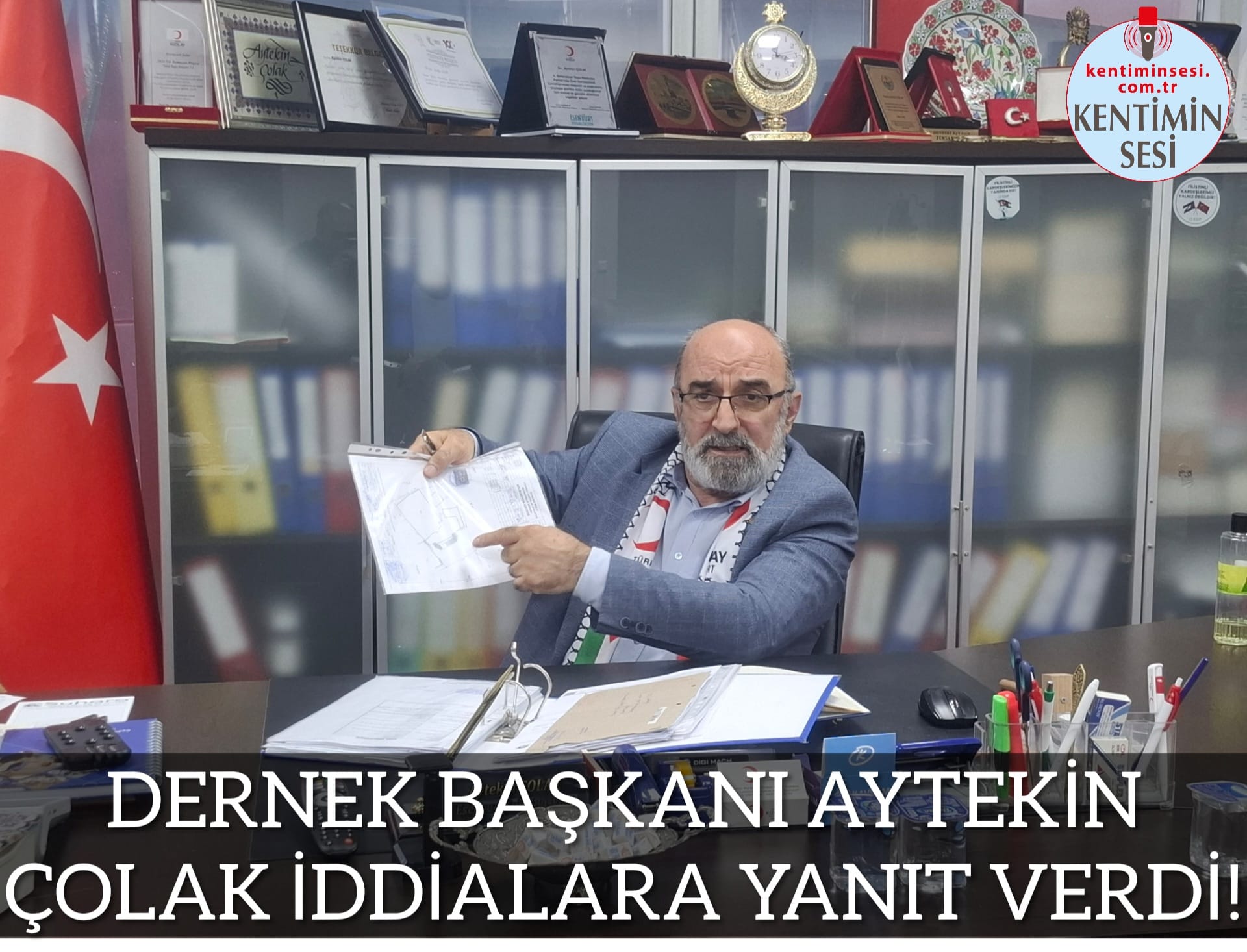 DERNEK BAŞKANI AYTEKİN ÇOLAK İDDİALARA YANIT VERDİ!
