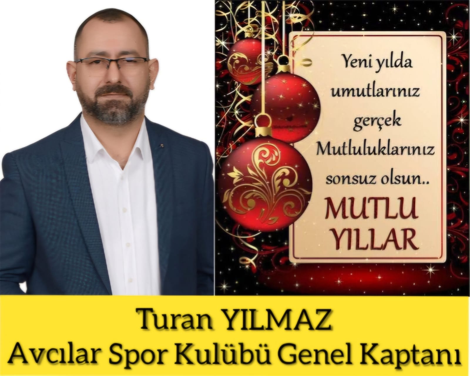 Turan YILMAZ – Yeni Yıl Kutlama Mesajı