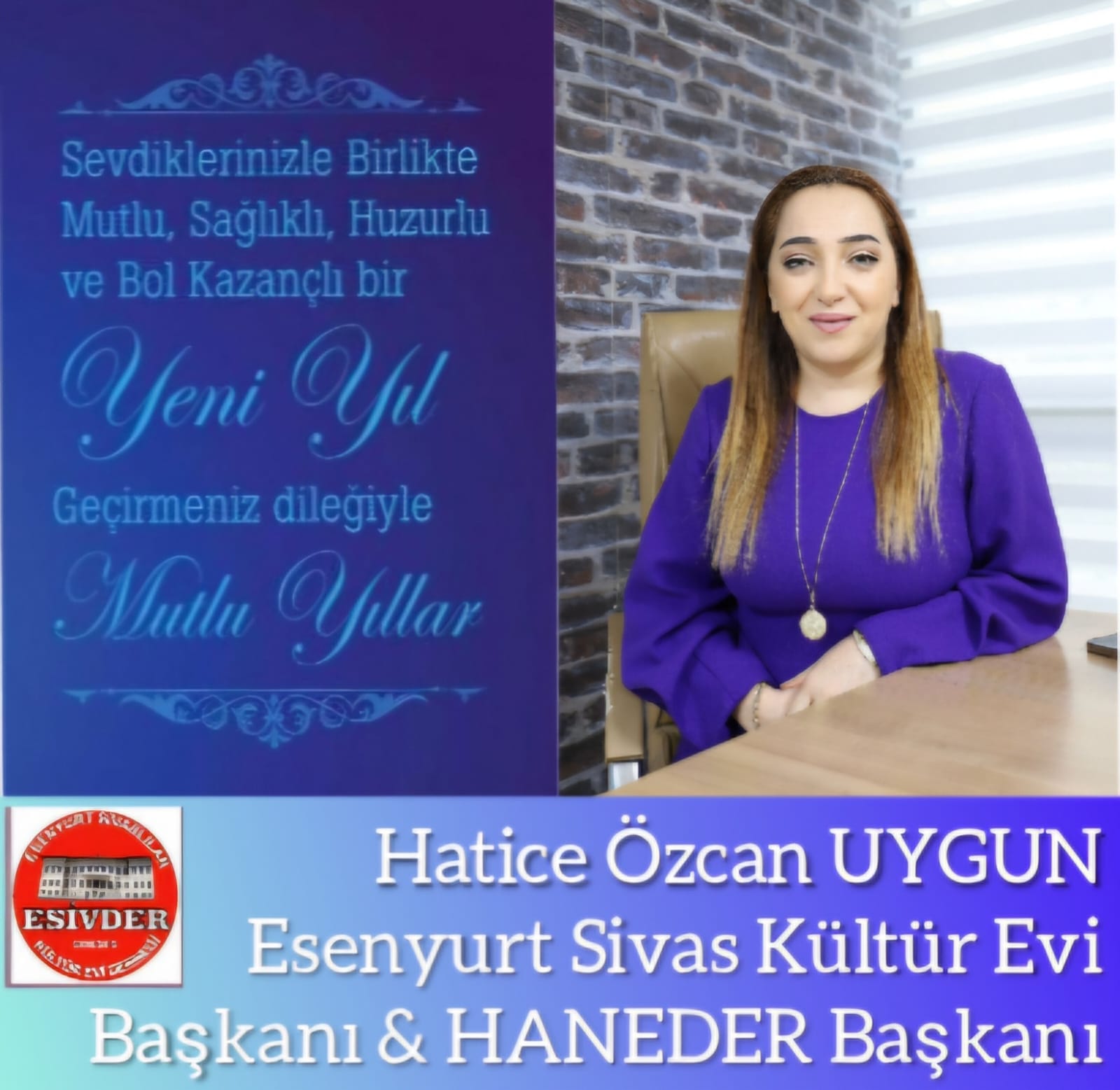 Hatice Özcan UYGUN- Yeni Yıl Kutlama Mesajı