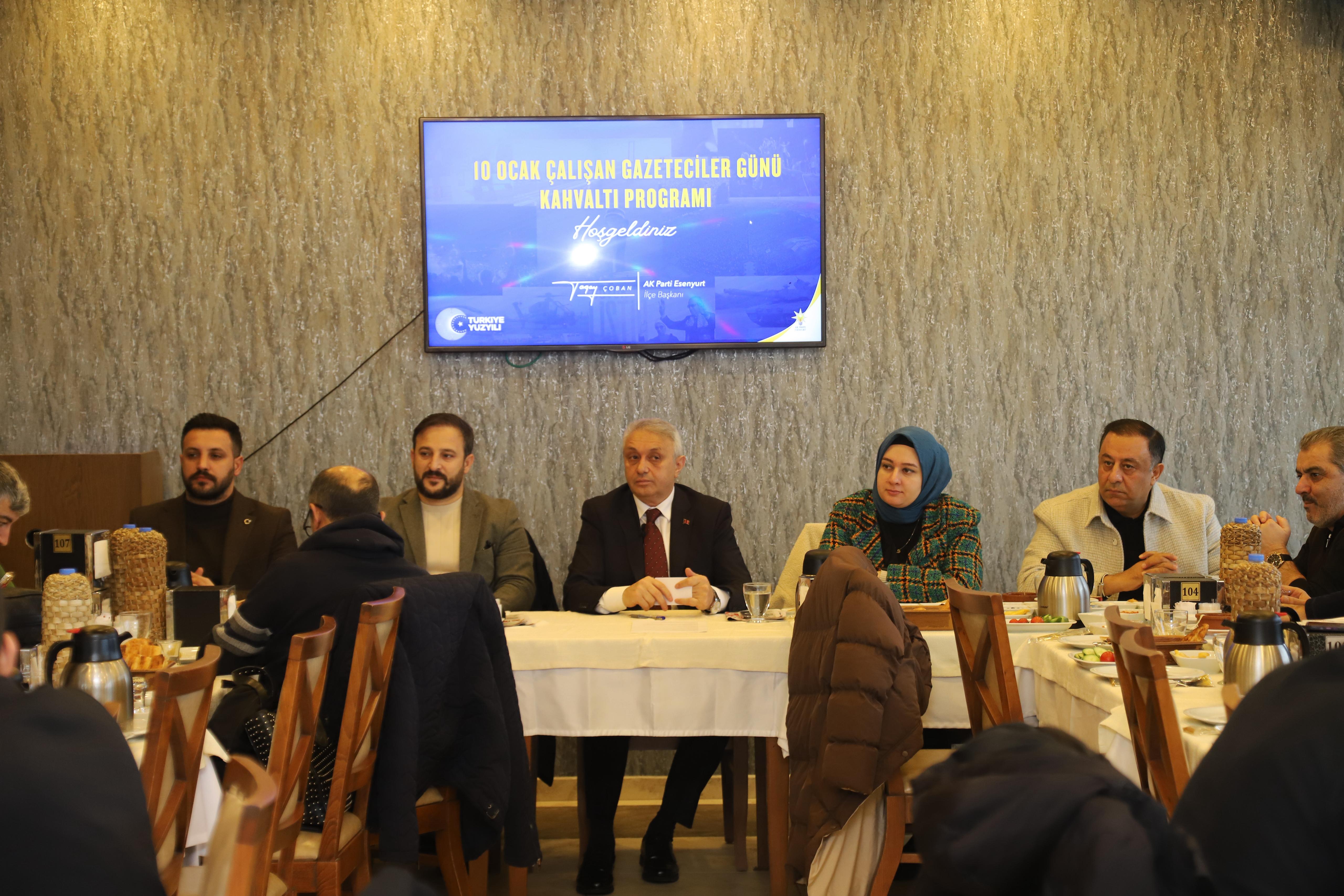 BAŞKAN ÇOBAN GAZETECİLERİN SORULARINI YANITLADI
