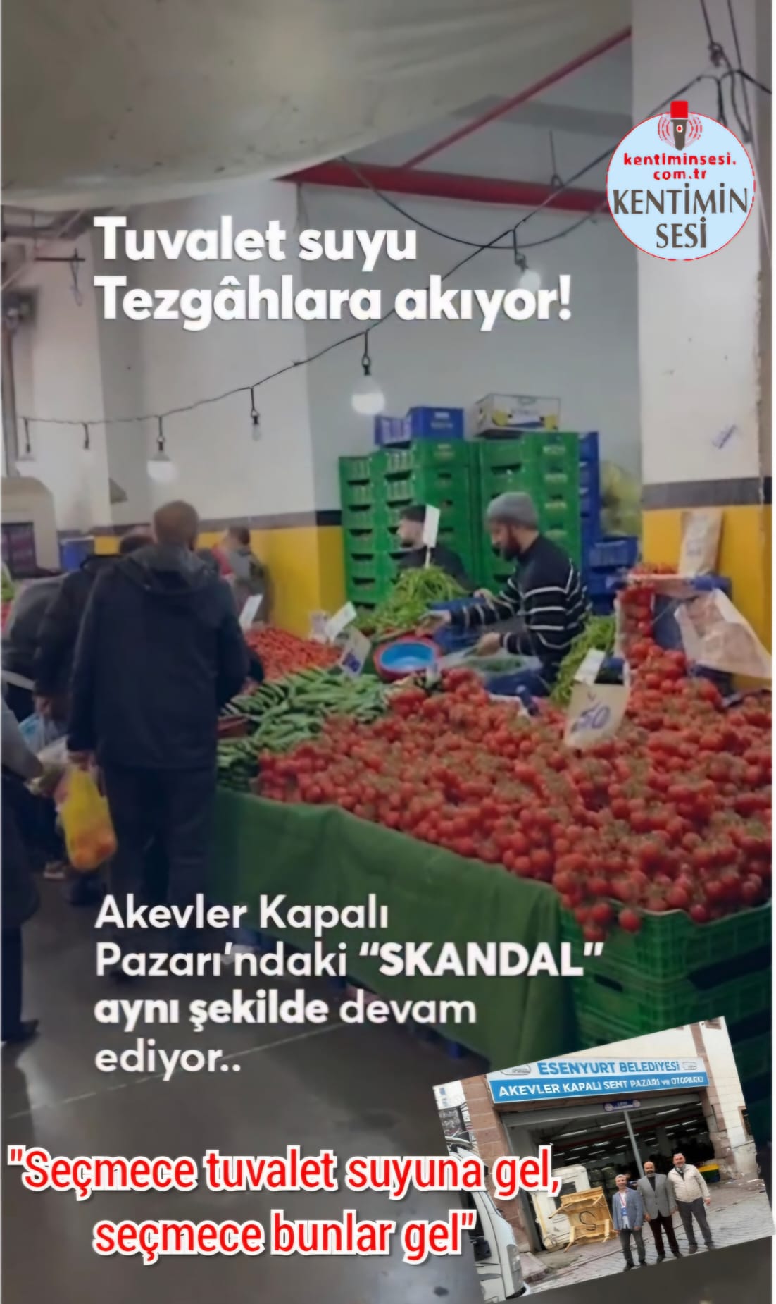 ‘’Seçmece tuvalet suyuna gel, seçmece bunlar gel’’