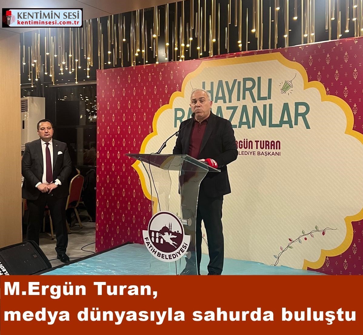 M.Ergün Turan medya dünyasıyla sahurda buluştu