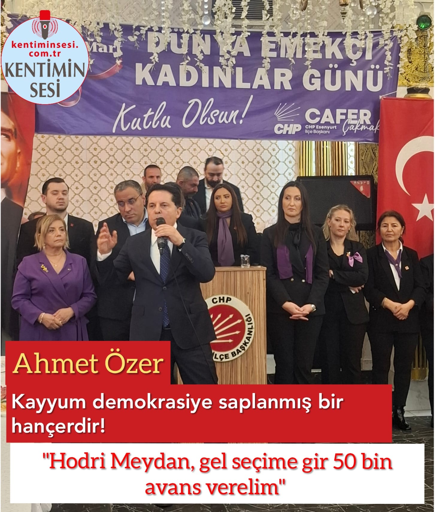 Kayyum demokrasiye saplanmış bir hançerdir! Hodri Meydan, gel seçime gir 50 bin avans verelim
