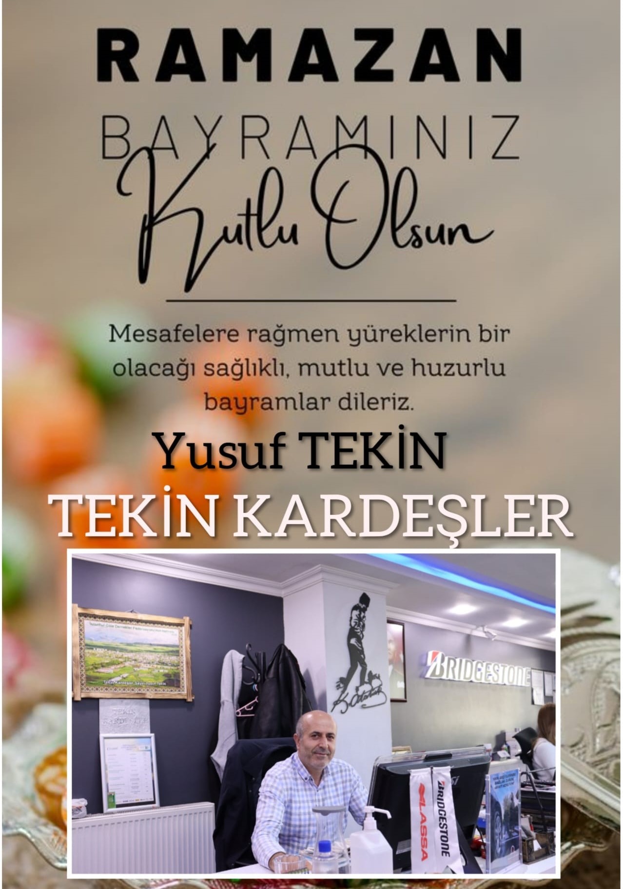 Yusuf TEKİN- Tekin Kardeşler- Ramazan Bayramı Kutlama Mesajı