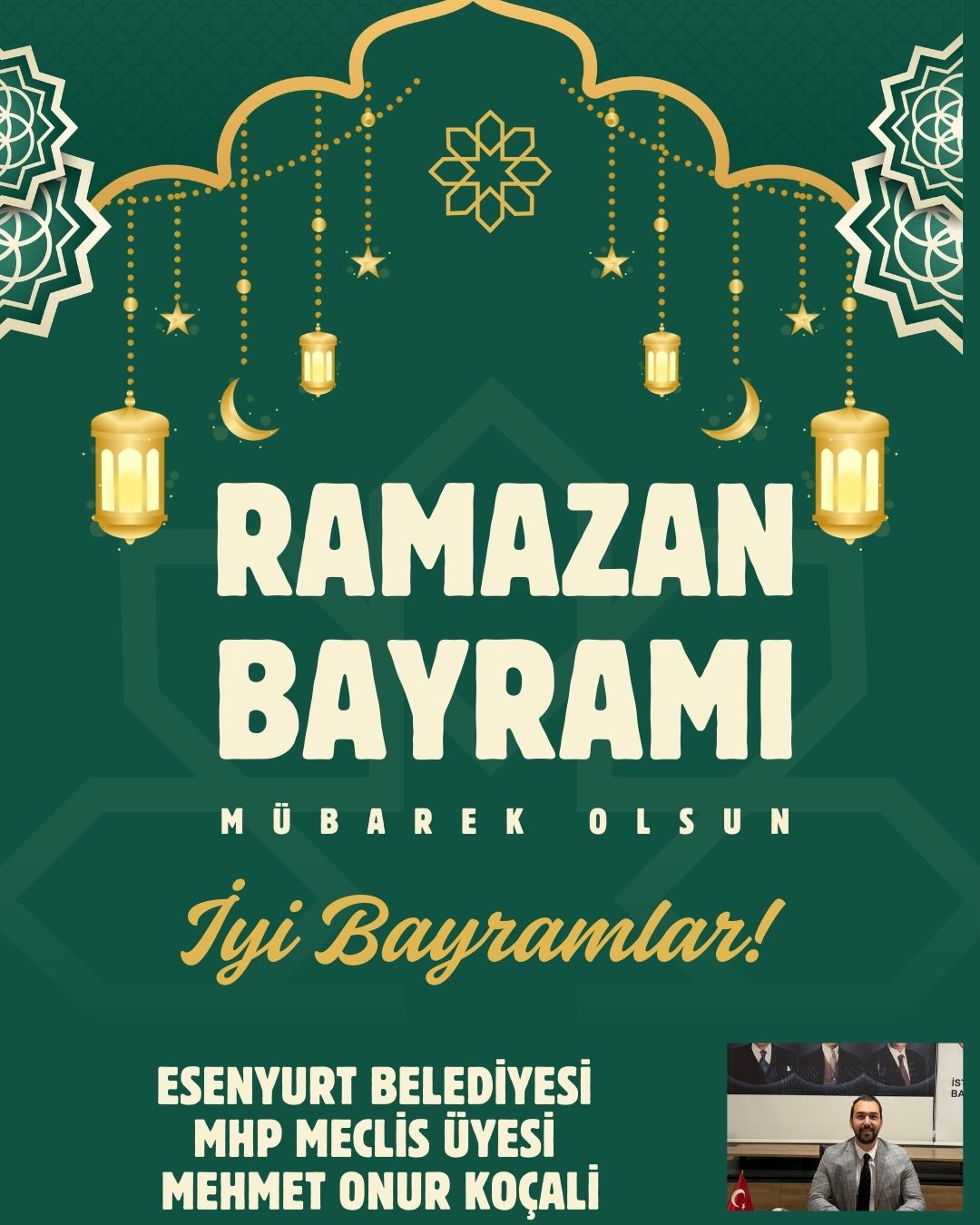 Mehmet Onur KOÇALİ- Ramazan Bayramı Kutlama Mesajı