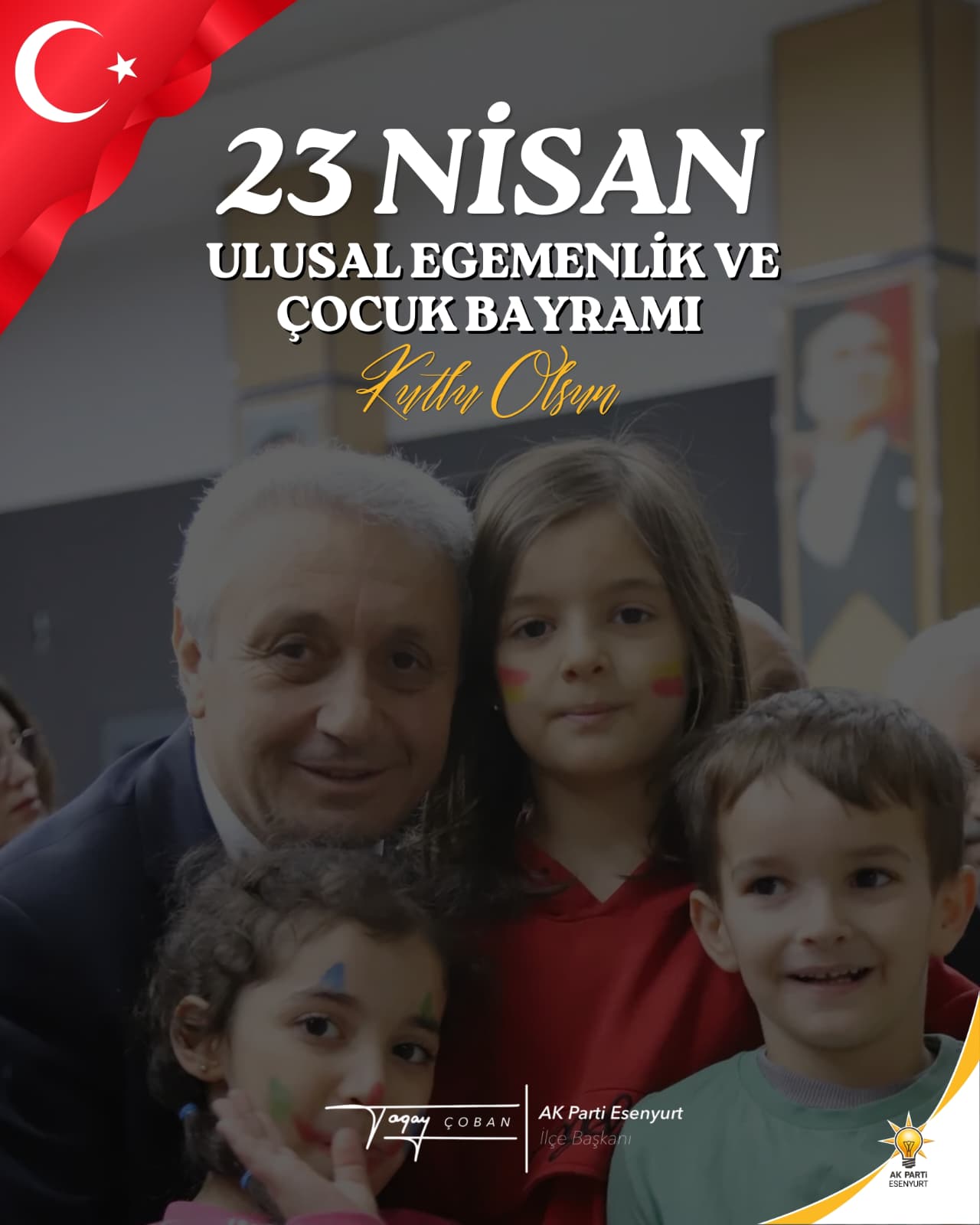 TOGAY ÇOBAN- 23 Nisan Ulusal Egemenlik ve Çocuk Bayramı Kutlama Mesajı