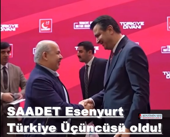 SAADET Esenyurt Türkiye Üçüncüsü oldu!