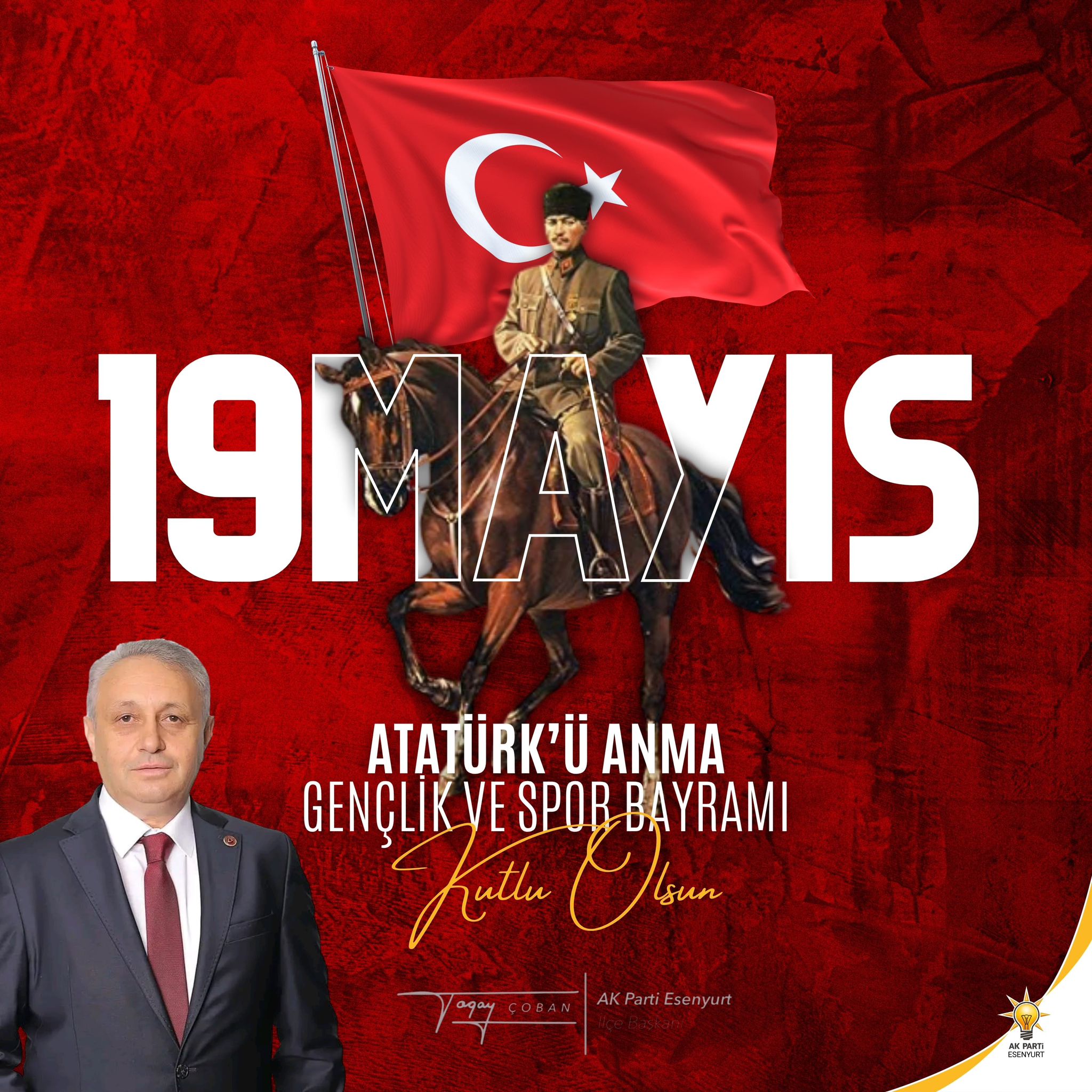 TOGAY ÇOBAN- 19 Mayıs Gençlik ve Spor Bayramı kutlama mesajı