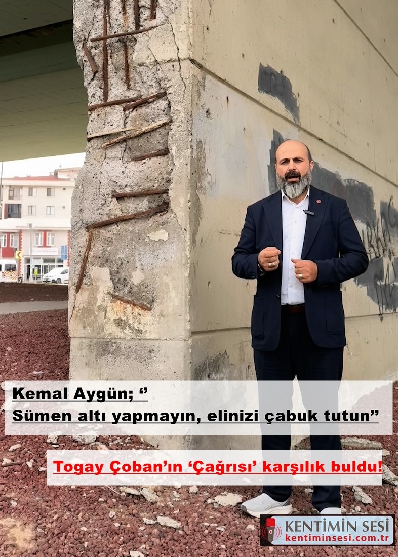 Aygün; ‘’Sümen altı yapmayın, elinizi çabuk tutun’’