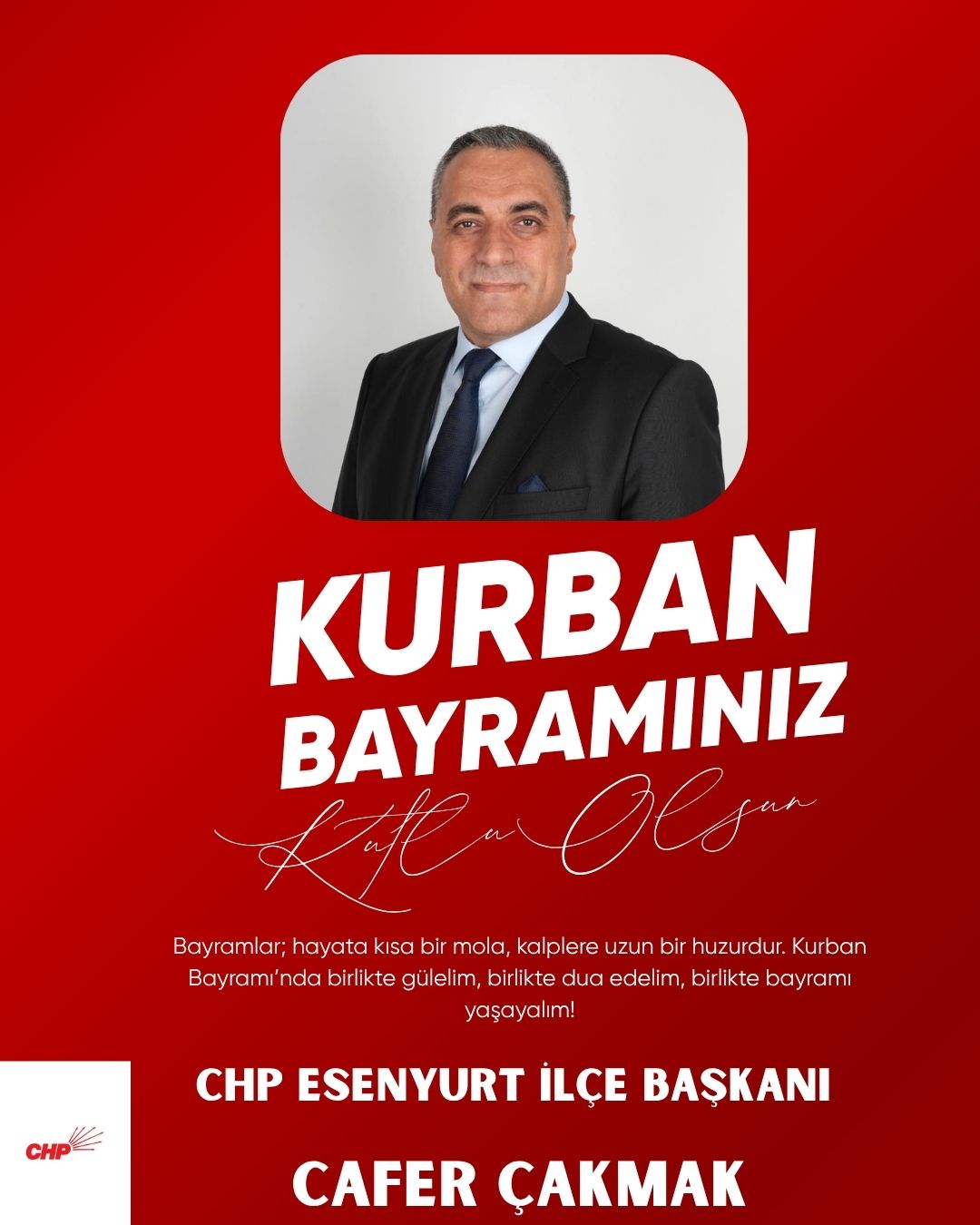 CAFER ÇAKMAK- KURBAN BAYRAMI KUTLAMA MESAJI