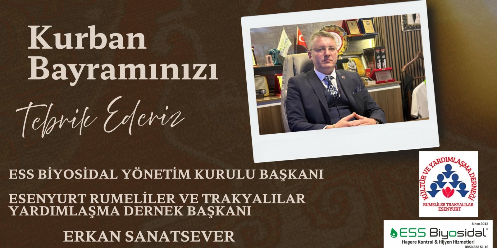 ERKAN SANATSEVER- KURBAN BAYRAMI KUTLAMA MESAJI