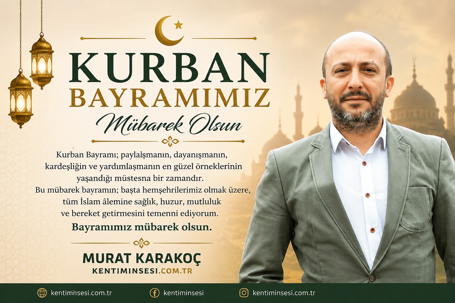 MURAT karakoç- KURBAN BAYRAMI KUTLAMA MESAJI