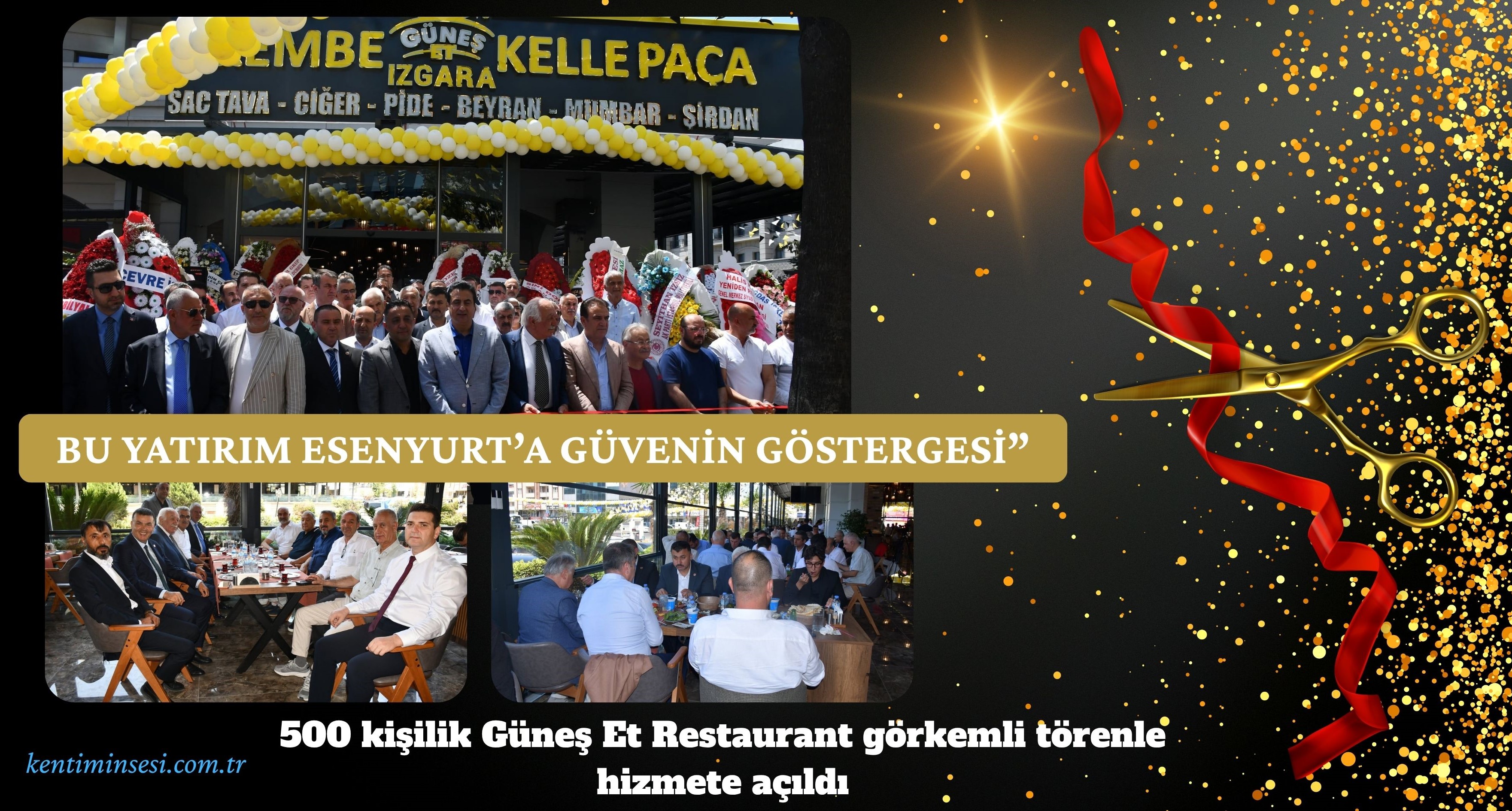 “BU YATIRIM ESENYURT’A GÜVENİN GÖSTERGESİ”